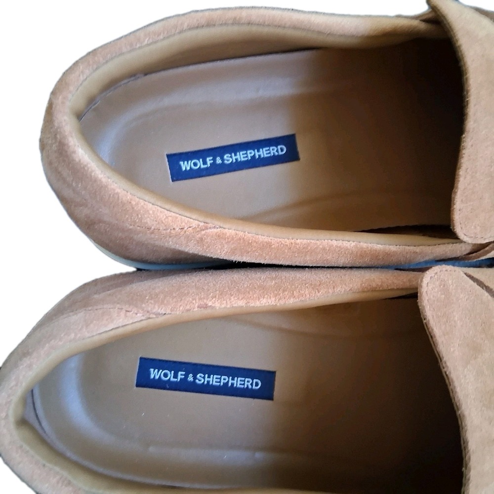 Wolf & Shepherd Men's Size 14 M Closer Penny Loafer Soft Brown Suede Worn Once - Picture 12 of 16